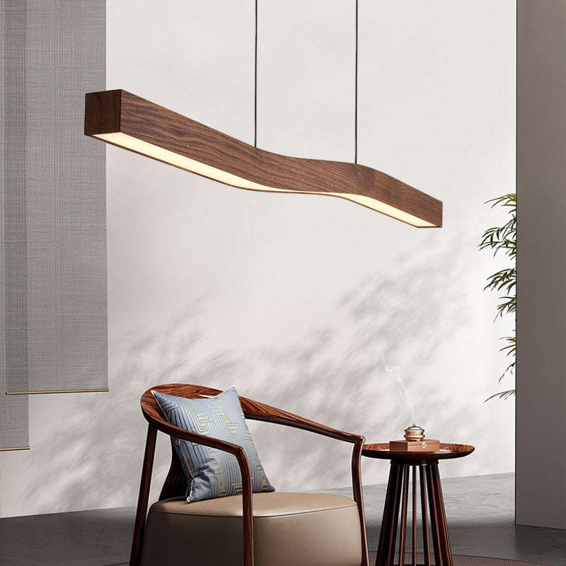 lustre en bois flotte