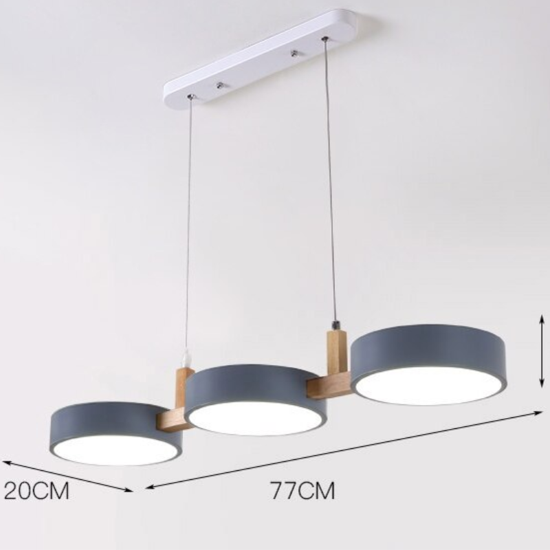 suspension luminaire style industriel gris