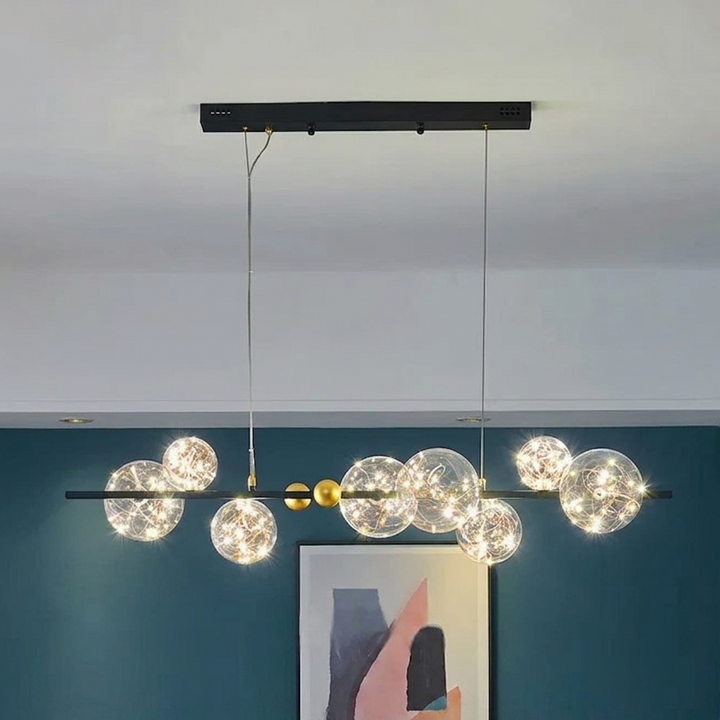 Lustre Noir Pour Salon | MAGIC
