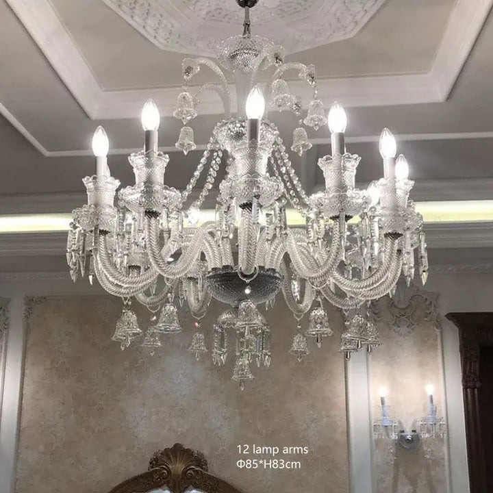 Lustre Luxe Art Déco En Cristal