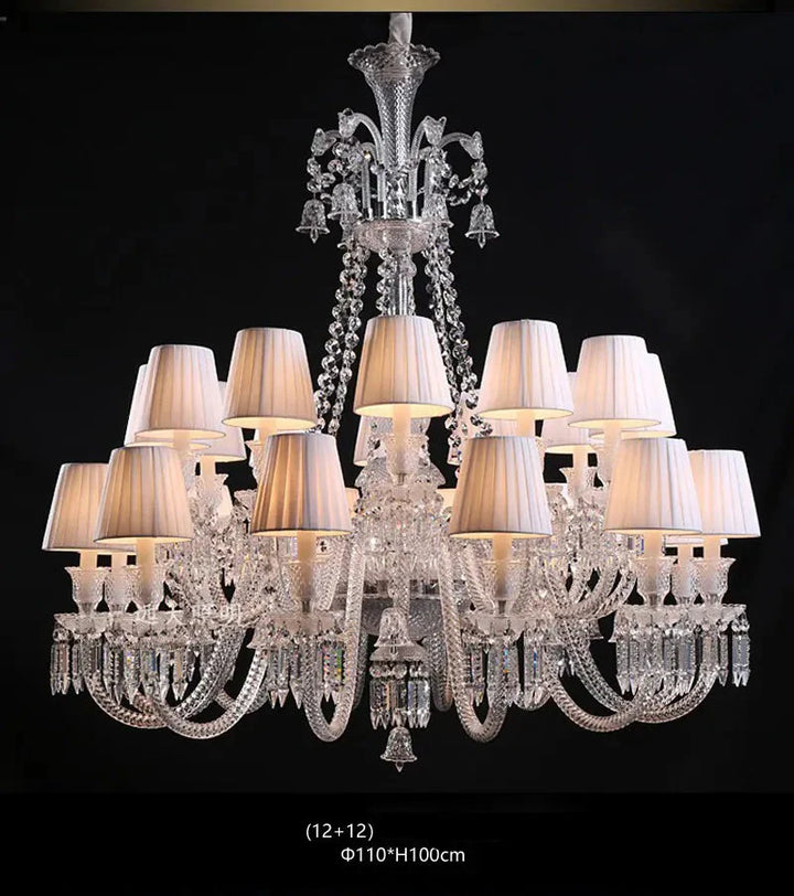 Lustre Luxe Art Déco En Cristal