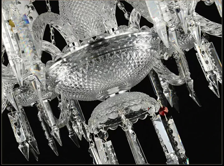 Lustre Luxe Art Déco En Cristal