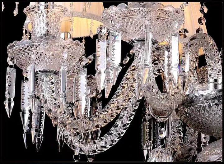 Lustre Luxe Art Déco En Cristal