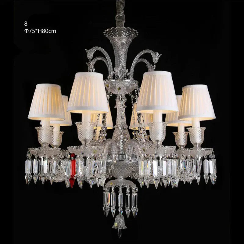 Lustre Luxe Art Déco En Cristal