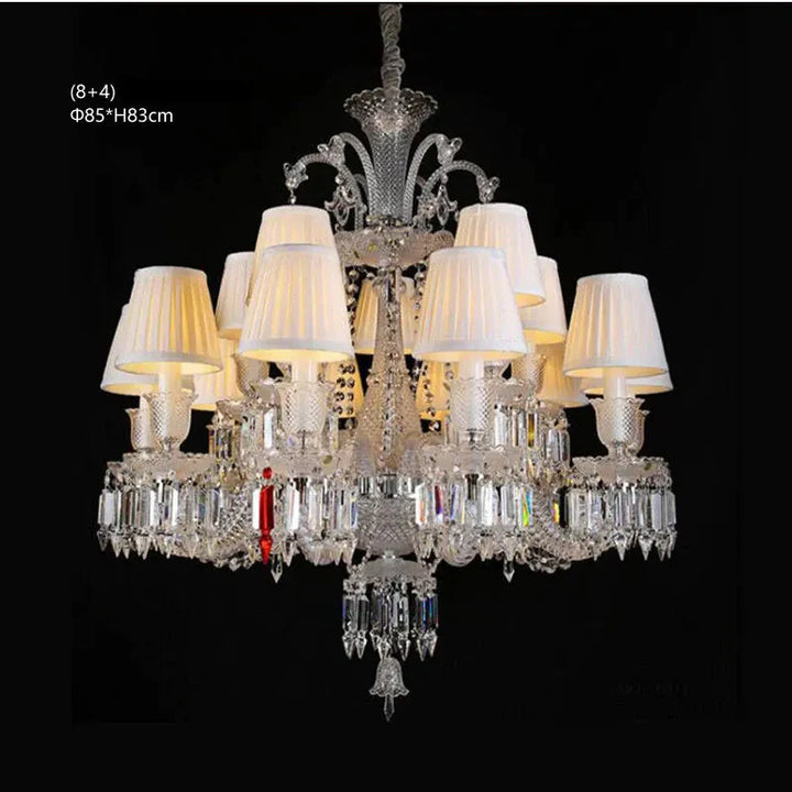 Lustre Luxe Art Déco En Cristal