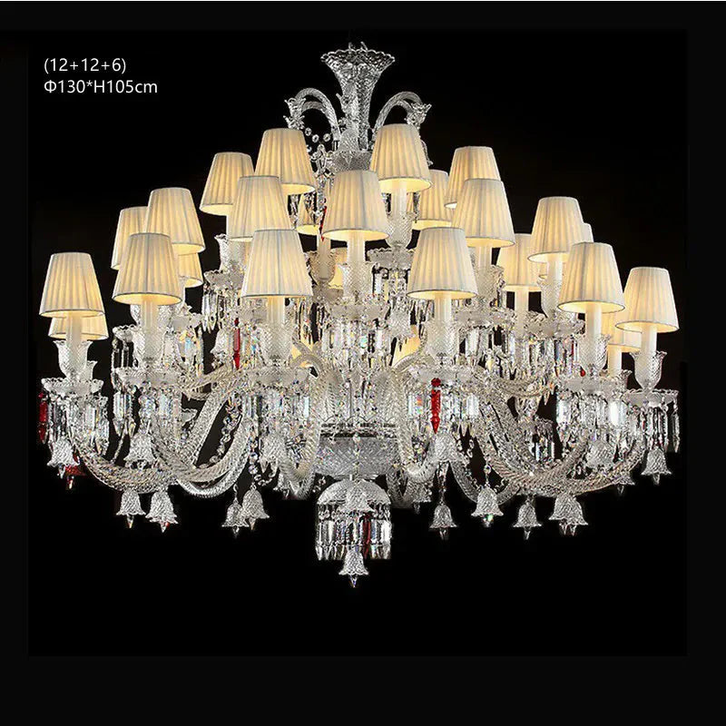 Lustre Luxe Art Déco En Cristal
