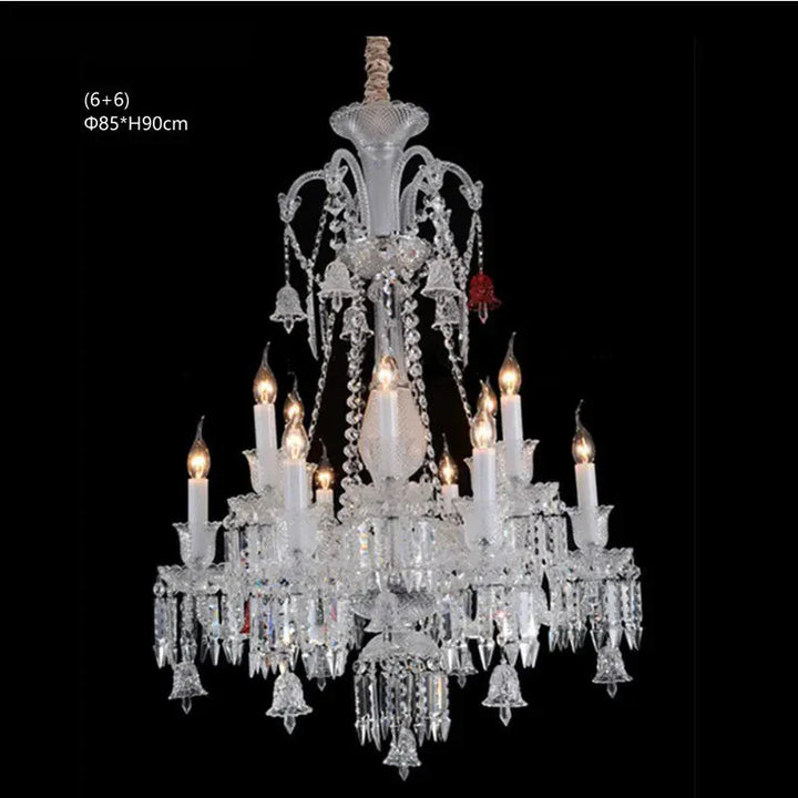 Lustre Luxe Art Déco En Cristal