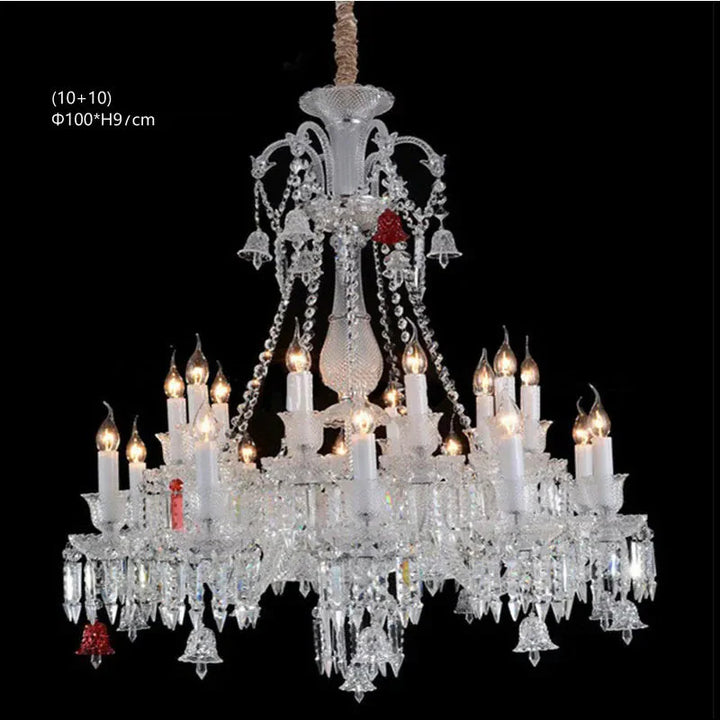 Lustre Luxe Art Déco En Cristal