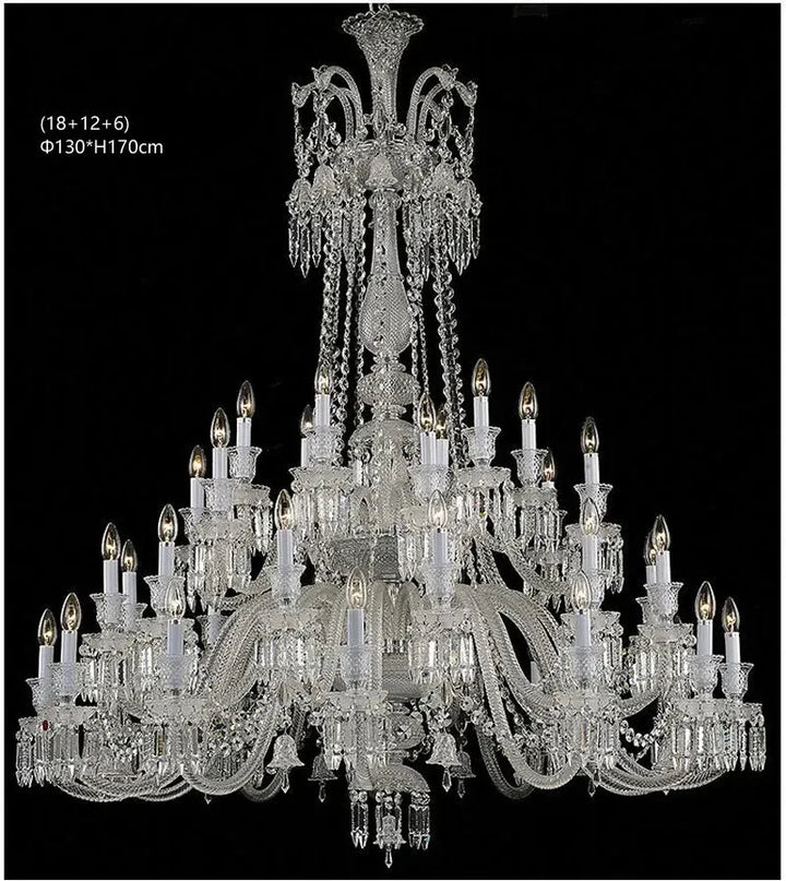 Lustre Luxe Art Déco En Cristal