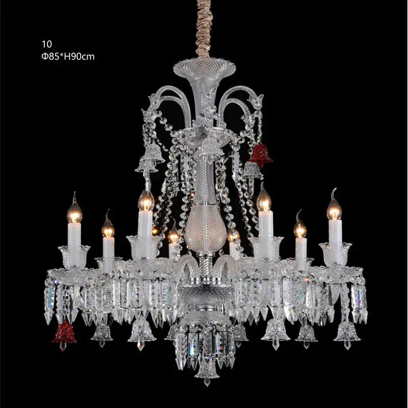 Lustre Luxe Art Déco En Cristal