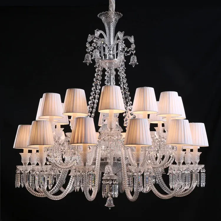 Lustre Luxe Art Déco En Cristal