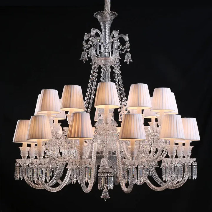 Lustre Luxe Art Déco En Cristal