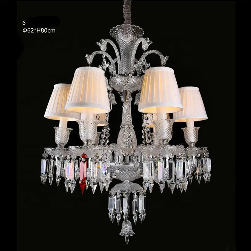 Lustre Luxe Art Déco En Cristal