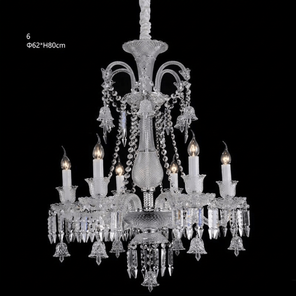Lustre Luxe Art Déco En Cristal