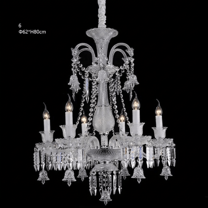 Lustre Luxe Art Déco En Cristal
