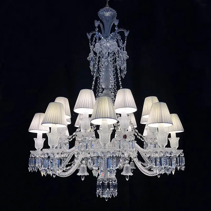 Lustre Luxe Art Déco En Cristal
