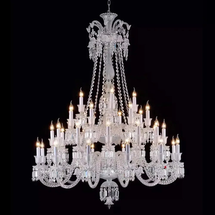 Lustre Luxe Art Déco En Cristal