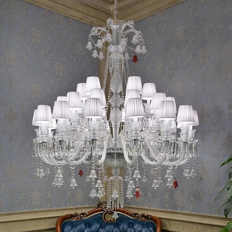Lustre Luxe Art Déco En Cristal