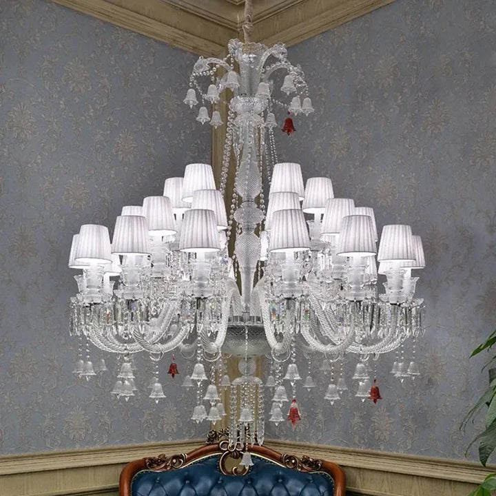 Lustre Luxe Art Déco En Cristal