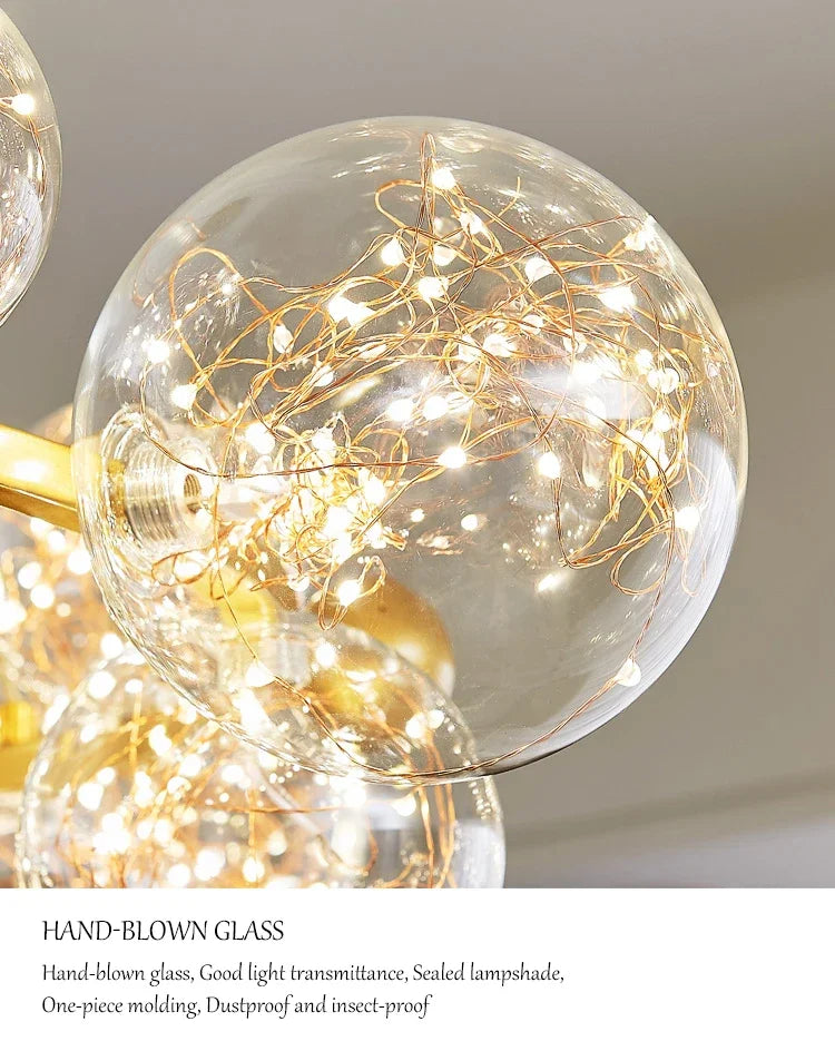 Lustre Doré Pour Salon | MAGIC