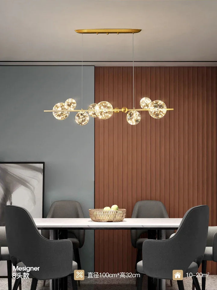 Lustre Doré Pour Salon | MAGIC