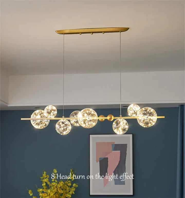Lustre Doré Pour Salon | MAGIC
