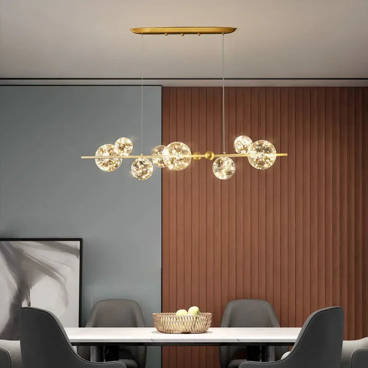 Lustre Doré Pour Salon | MAGIC