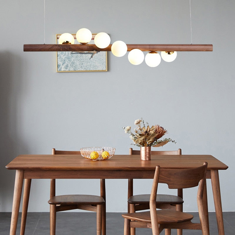 Lustre Salon Bois | Lustrino