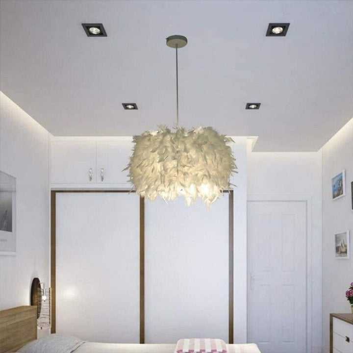 suspension-luminaire-plume-design